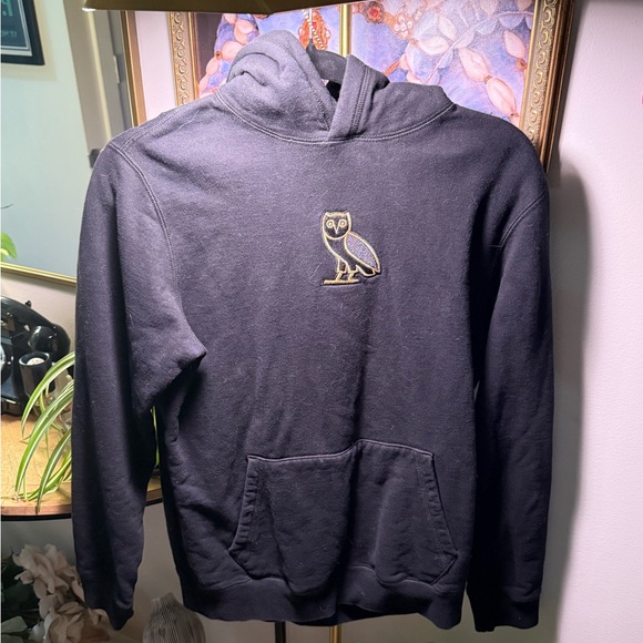 OVO Sweaters - Black OVO Womens Sweater with Owl Logo